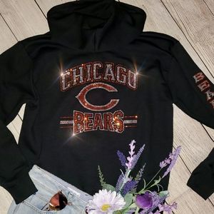 New Chicago Bears Unisex Zip Up Jacket Hoodie